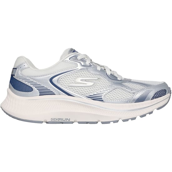 Skechers GO RUN Consistent 2.0 Volt Ledersneaker Für Damen In Silber/navy - Image 5