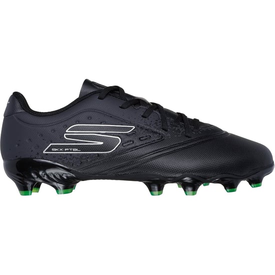 Skechers Performance Skechers Razor 1.5 Jr Jugend FG Herren Fußballschuhe Schwarz/Silber - Image 5