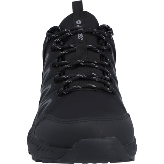 Hi-Tec Stealth Low Polyester Herren Wanderschuhe in Schwarz/Dunkelgrau - Image 3