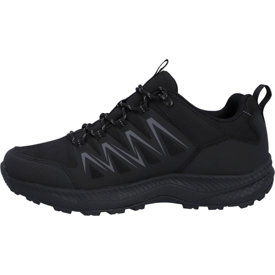 Hi-Tec Stealth Low Polyester Herren Wanderschuhe in Schwarz/Dunkelgrau - Image 5