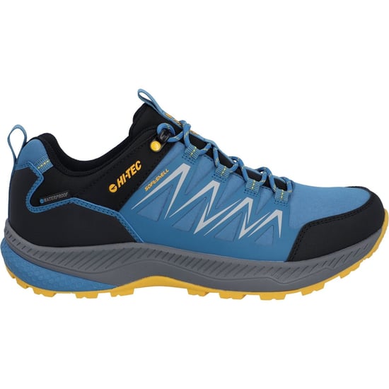 Hi-Tec Stealth Low Herren Wanderstiefel aus Polyester in Blau/Schwarz/Gelb - Image 2