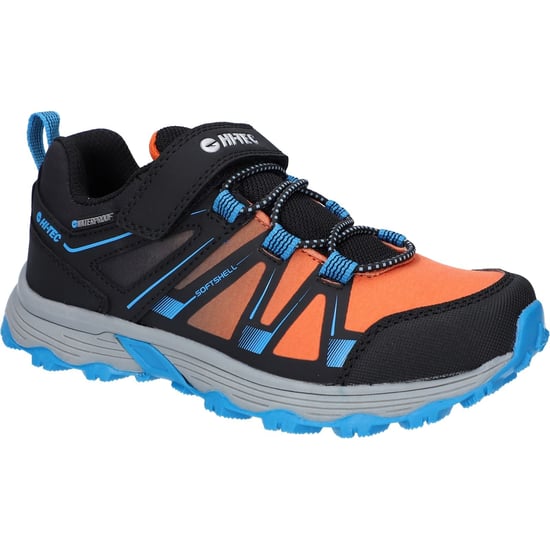 Hi-Tec SCRAPPY LOW WP JR Polyester Schwarz/Blau Donau/Flamme Wanderschuhe - Image 1