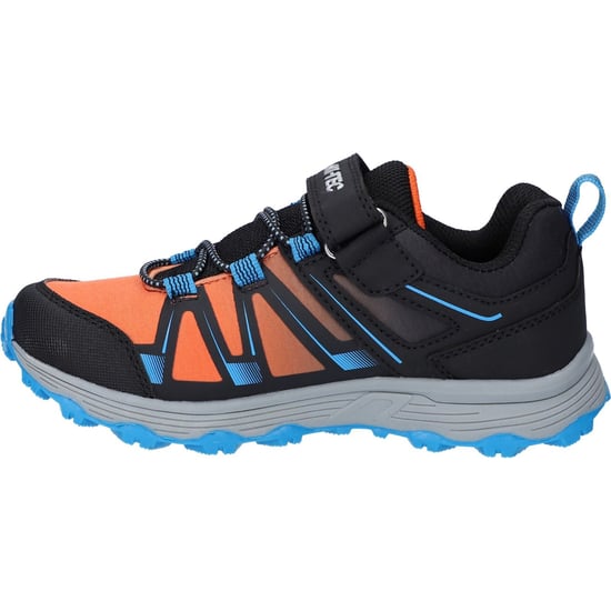 Hi-Tec SCRAPPY LOW WP JR Polyester Schwarz/Blau Donau/Flamme Wanderschuhe - Image 4