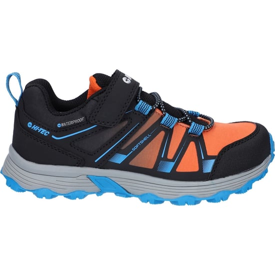 Hi-Tec SCRAPPY LOW WP JR Polyester Schwarz/Blau Donau/Flamme Wanderschuhe - Image 5