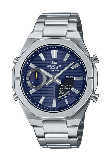 Casio Edifice Silber Herren Armbanduhr ECB-S10D-2AEF - Image 1