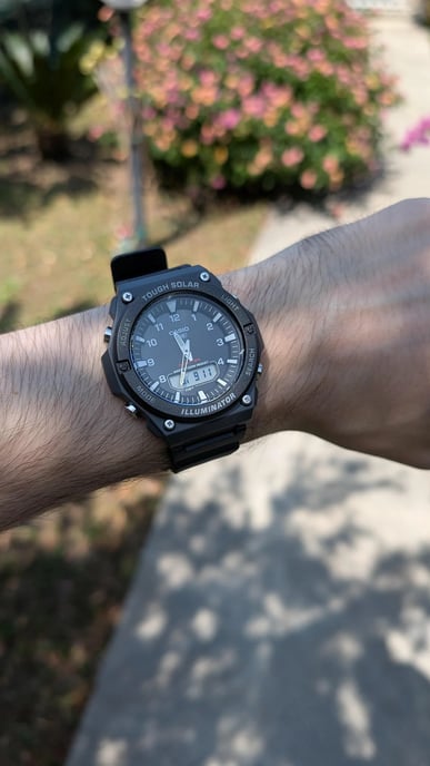 Casio Casio Collection Schwarz Herren Armbanduhr AQ-S820W-1AVEF - Image 3