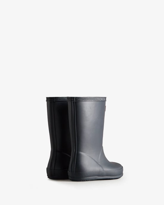 Hunter Original Kinder First Classic Gummistiefel Navy - Image 3