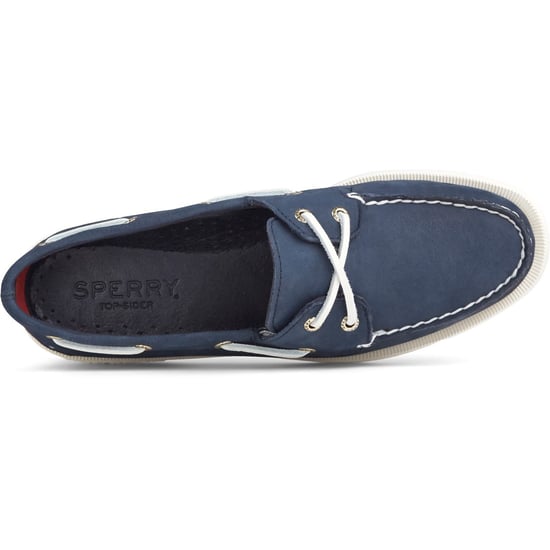 Sperry Authentic 2 Eye Damen Bootsschuhe Aus Leder In Marineblau - Image 4