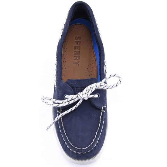 Sperry Authentic 1 Eye Damen Bootsschuhe Aus Leder In Marineblau - Image 3