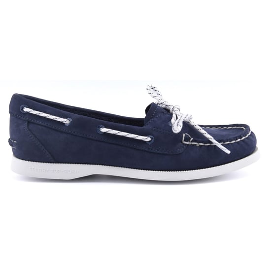 Sperry Authentic 1 Eye Damen Bootsschuhe Aus Leder In Marineblau - Image 4