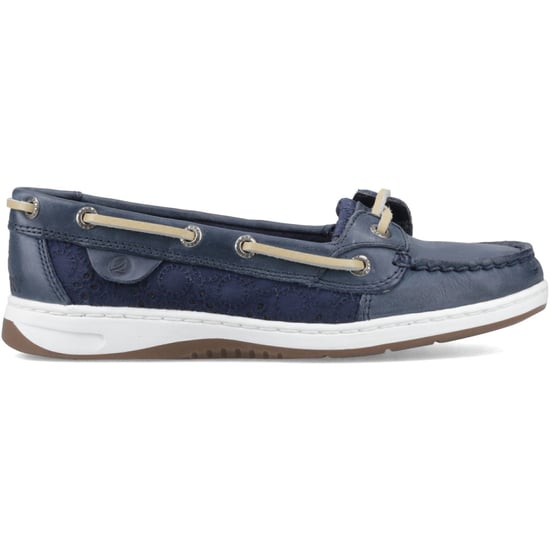 Sperry Angelfish Leder & Baumwollschuhe Für Damen In Marineblau - Image 4