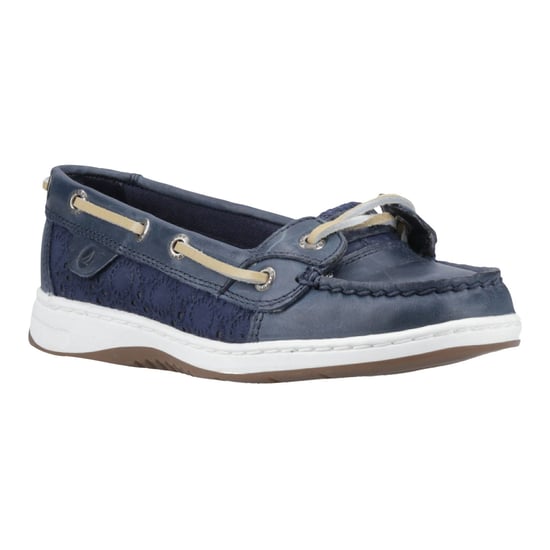 Sperry Angelfish Leder & Baumwollschuhe Für Damen In Marineblau - Image 5