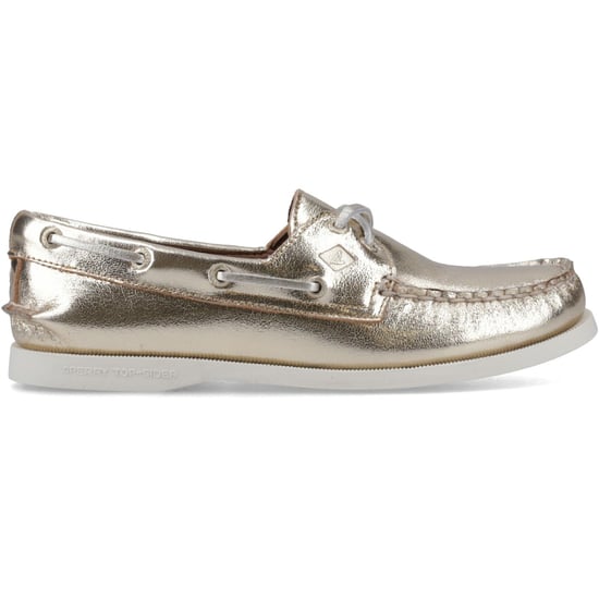 Sperry Authentic 2 Eye Damen Bootsschuhe Aus Leder In Gold - Image 4