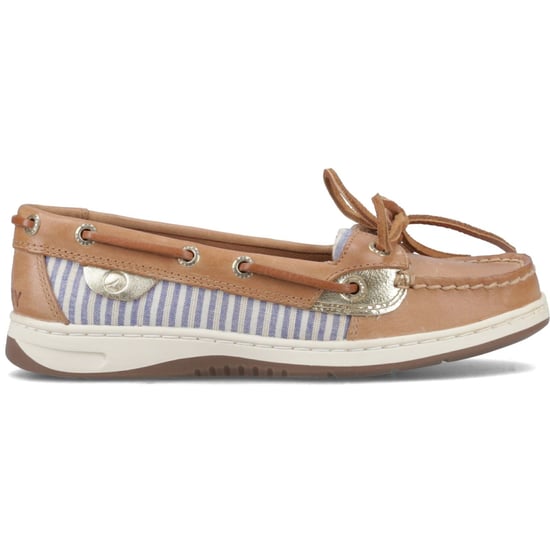 Sperry Angelfish Leder Und Baumwoll Damen Peanut Bootsschuhe - Image 4