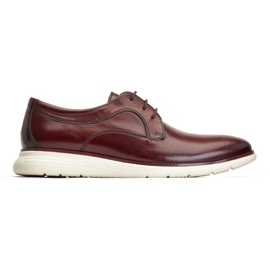 Base London Wing Herren Derby Schuhe Aus Gebranntbraunem Leder - Image 5