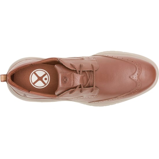 Hush Puppies Advance Leder Herren Cappuccino Schnürschuhe - Image 4
