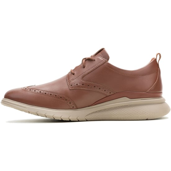 Hush Puppies Advance Leder Herren Cappuccino Schnürschuhe - Image 5