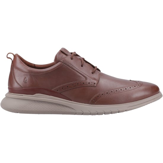 Hush Puppies Advance Leder Herren Cappuccino Schnürschuhe - Image 6