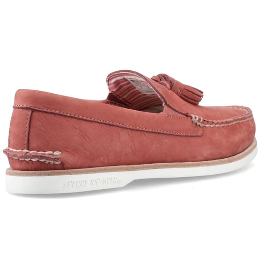 Sperry Authentic Original Herren Rote Leder Loafer - Image 2