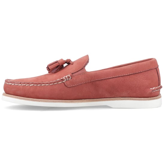Sperry Authentic Original Herren Rote Leder Loafer - Image 4