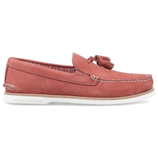 Sperry Authentic Original Herren Rote Leder Loafer - Image 5