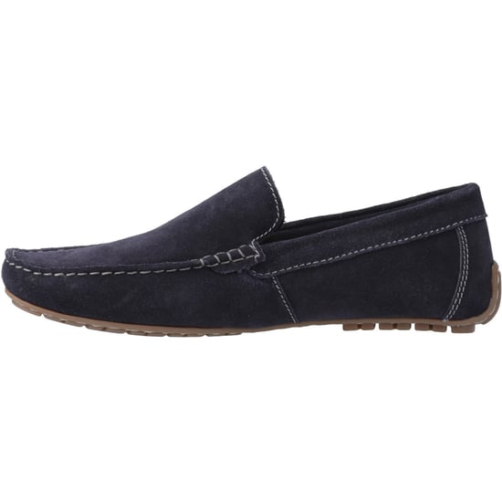 Hush Puppies Ralph Suede Herren Lederslipper In Marineblau - Image 4