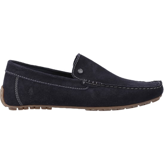 Hush Puppies Ralph Suede Herren Lederslipper In Marineblau - Image 5