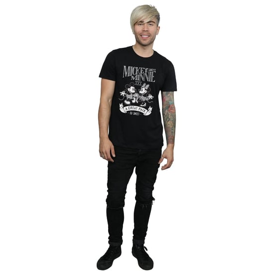 Disney - "Great Pair" T-Shirt für Herren (Schwarz) - Image 4
