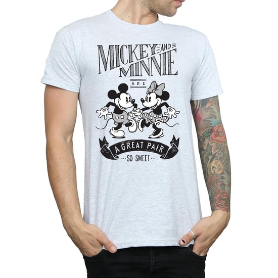 Disney - "Great Pair" T-Shirt für Herren (Grau) - Image 3