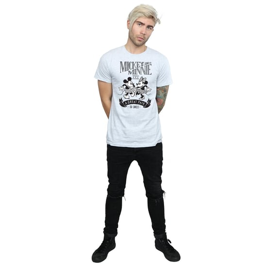 Disney - "Great Pair" T-Shirt für Herren (Grau) - Image 4