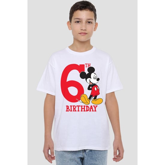 Disney - T-Shirt für Kinder - 6 Geburtstag (Weiß) - Image 4