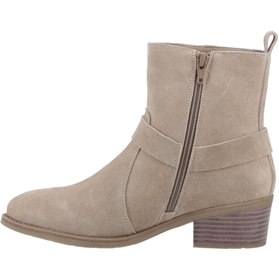 Hush Puppies Iria Damen Wildleder Stiefeletten mit Absatz in Taupe - Image 4