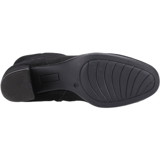 Hush Puppies Octavia Damen Wildleder Schwarze Stiefeletten mit Absatz - Image 3