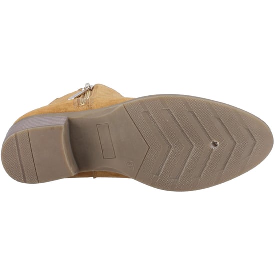 Hush Puppies Ingrid Wildleder Damen Tan Absatz-Stiefeletten - Image 3