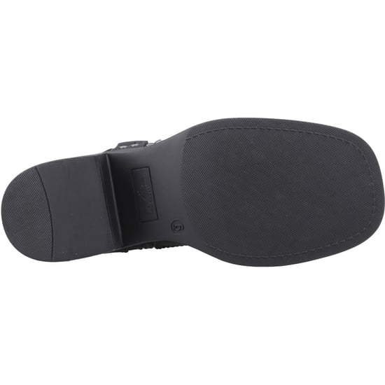 Rocket Dog Nino Kunstleder Damen Schwarze Absatz Stiefeletten - Image 3