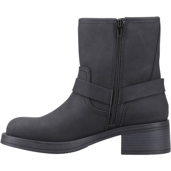 Rocket Dog Nino Kunstleder Damen Schwarze Absatz Stiefeletten - Image 4