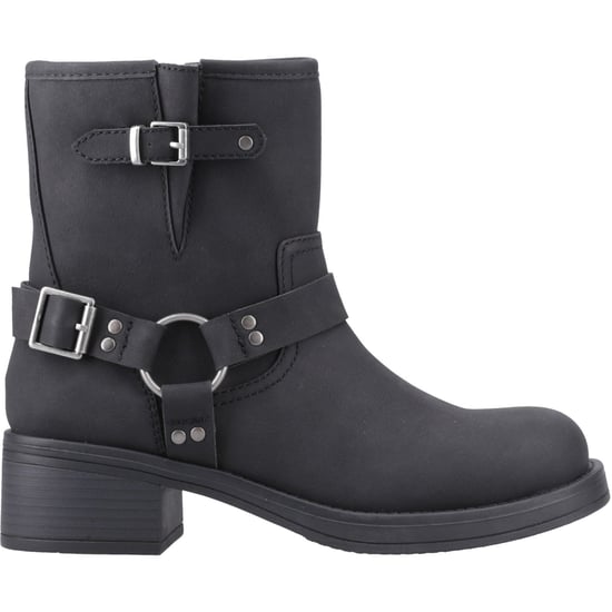 Rocket Dog Nino Kunstleder Damen Schwarze Absatz Stiefeletten - Image 5