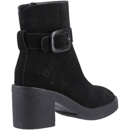 Hush Puppies Fearne Damen Wildleder Schwarze Stiefeletten mit Absatz - Image 2