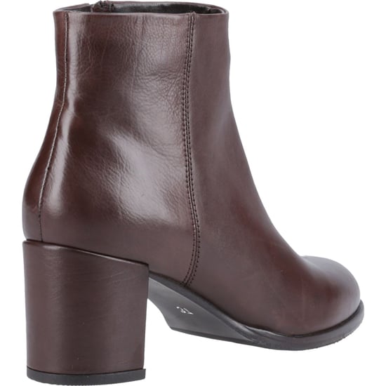 Hush Puppies Claridy Damen braune Lederstiefeletten mit Absatz - Image 2