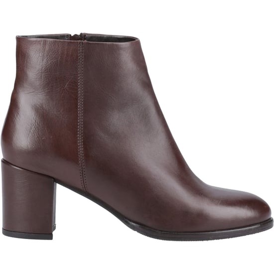 Hush Puppies Claridy Damen braune Lederstiefeletten mit Absatz - Image 5