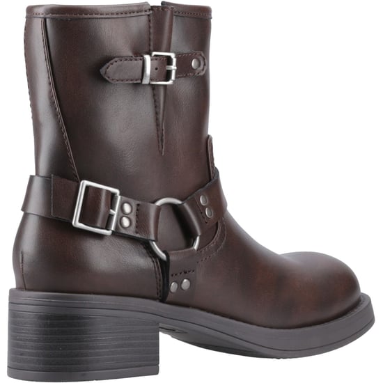Rocket Dog Nino Kunstleder Damen Braune Absatzstiefeletten - Image 2