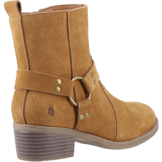 Hush Puppies Iria Damen Wildleder Stiefeletten mit Absatz in Beige - Image 2