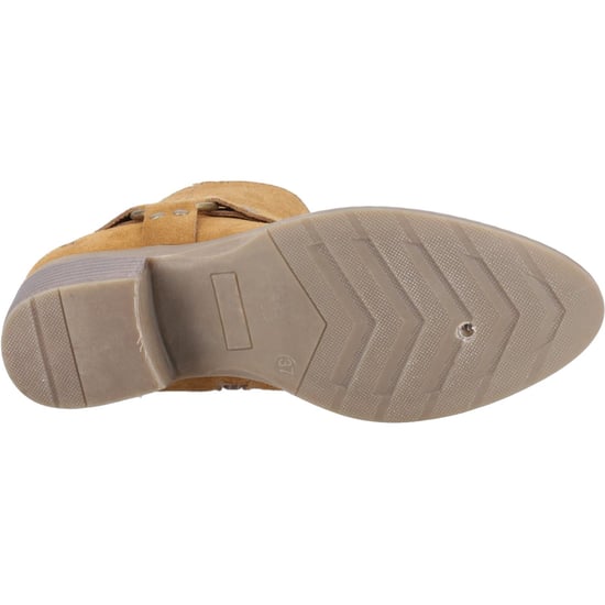 Hush Puppies Iria Damen Wildleder Stiefeletten mit Absatz in Beige - Image 3