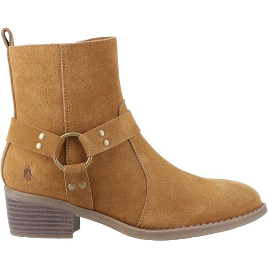 Hush Puppies Iria Damen Wildleder Stiefeletten mit Absatz in Beige - Image 5