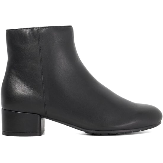 Dune Pippie Damen Stiefeletten Aus Schwarzem Leder Mit Absatz - Image 4