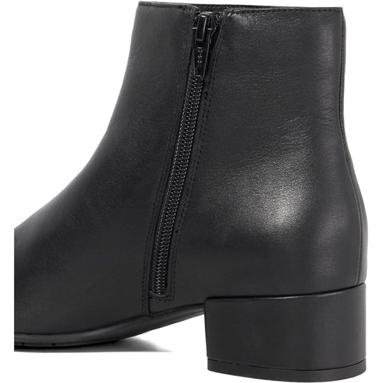 Dune Pippie Damen Stiefeletten Aus Schwarzem Leder Mit Absatz - Image 5