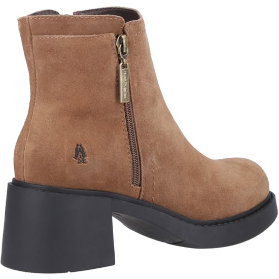 Hush Puppies Adele Damen Wildleder Stiefeletten mit Absatz in Beige - Image 2