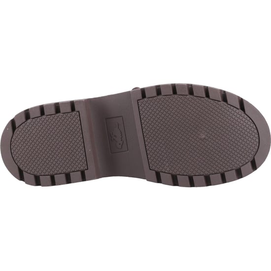 Rocket Dog Danie Kunstleder Damen Dunkelbraune Stiefeletten Mit Absatz Bis Zur Mitte Der Wade - Image 3