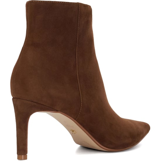 Dune Obsessively Veloursleder Damen Dunkelbraune Absatz Stiefeletten - Image 2