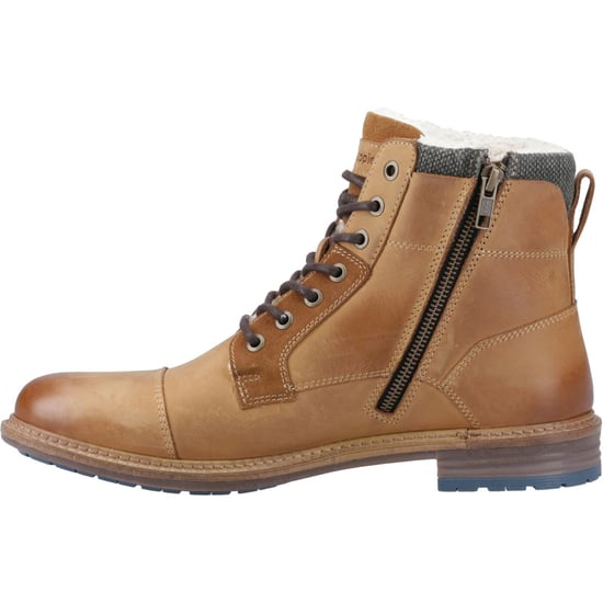 Hush Puppies Jordan Leder Herren Tan Stiefel - Image 4